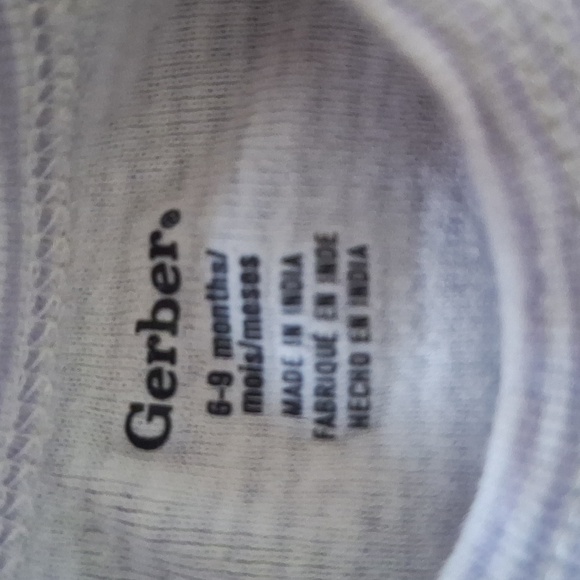 💥Buy2Get1Free💥Gerbers Pink and White Bunny Bodysuit - Picture 2 of 2